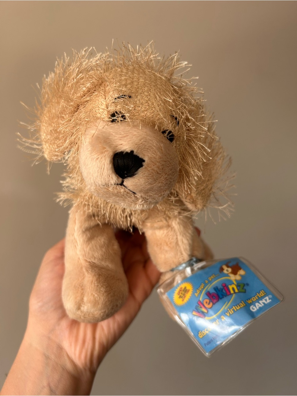 Webkinz‎ GANZ golden retriever plush with unused code